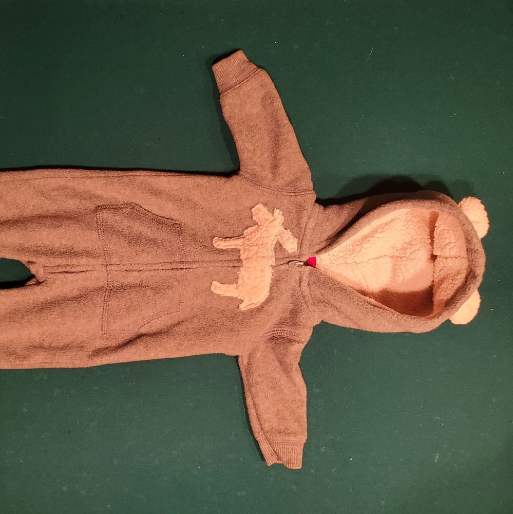Carters fluffy fleece onesie